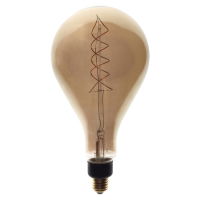 4W Dimmable LED PS160 Smoked Spiral Filament Lamp 2200K ES