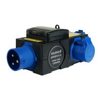 ST ANTON Distribution Box 32A 240V In, 3 x 16A 240V Out, DMM