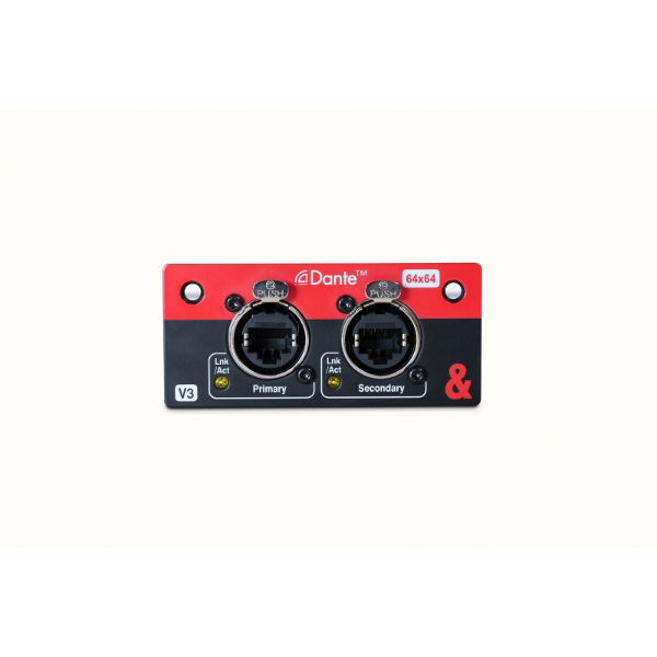 Module SQ/AHM64 V3 Dante Card, M-SQ-DANT64-AX