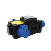 ST ANTON Distribution Box 32A 240V In, 2x 16A, 1x 13A Out