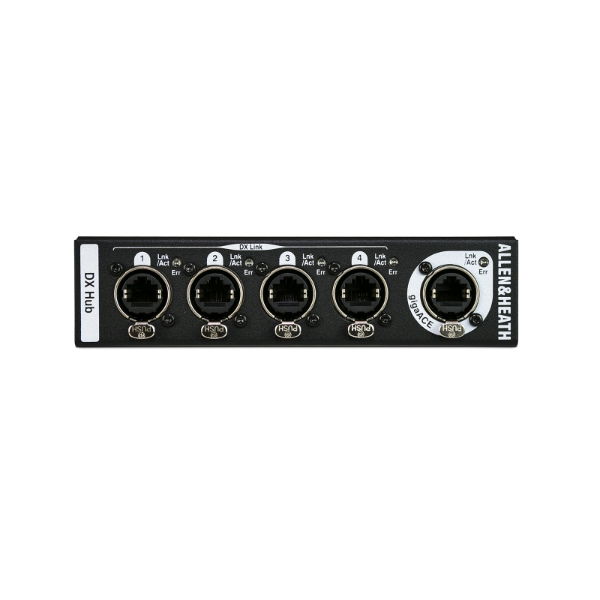 ½ rack hub for DX Expanders gigaACE port 4 DX ports, DX-HUB