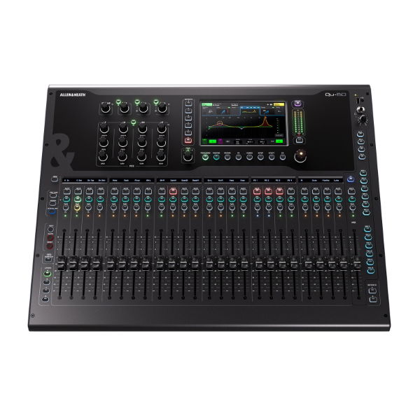 Digital Mixing Console With 24 Faders and 16x16 Dante, Qu-6D
