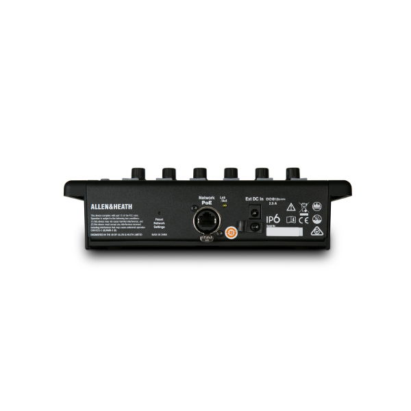 IP6 Remote Controller for dLive. 6 x rotary encoders, PoE, IP6/240X