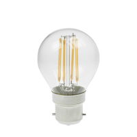 4W Dimmable LED Filament Golf Ball Lamp 2,700K BC