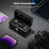 Wireless Lavalier Microphone Combo LARK Max Duo (Black)