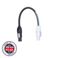 0.25m PowerCON B-type to Neutrik PowerCON TRUE1 Cable - 1.5mm H07RN-F