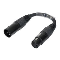 DMX Adaptor 3-Pin Male XLR - 5-Pin Female XLR