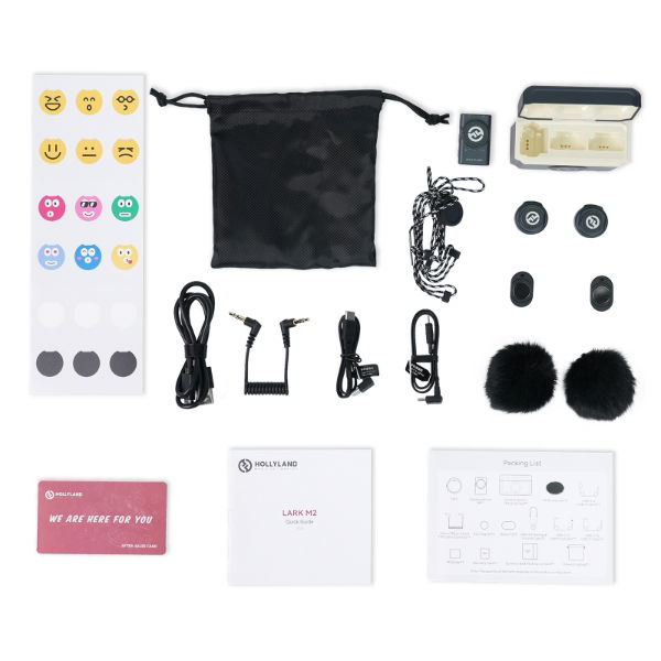Wireless Lavalier Microphone Combo LARK M2 Combo (Shine Charcoal)