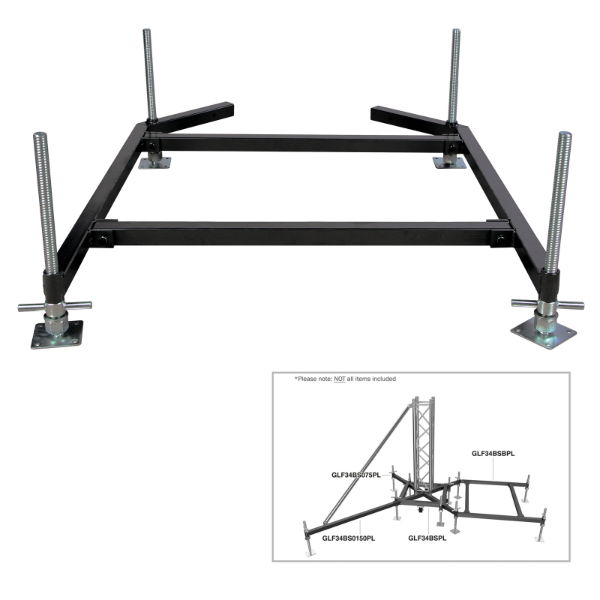 Ground Support F34 PL BSB Steel Ballast Outrigger