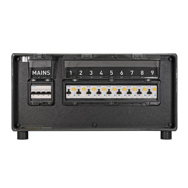 Distribution Unit, 32A 3PH, 3x 32A 1PH, 6x 16A Out