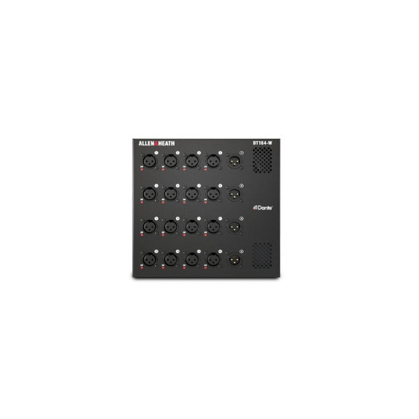 Wall-mount/Floor Dante I/O Expander 16 Mic/Line 4 XLR Out, DT164W
