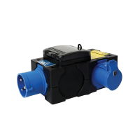 ST ANTON Distribution Box 32A 240V In, 2x 16A, 1x 13A Out