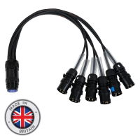 16A Male - Socapex 19-Pin Female 1.5mm Fan-In Cable