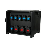 MERZ Distribution Box 63A 3PH to 3x 32A 3PH, 6x 16A 1PH