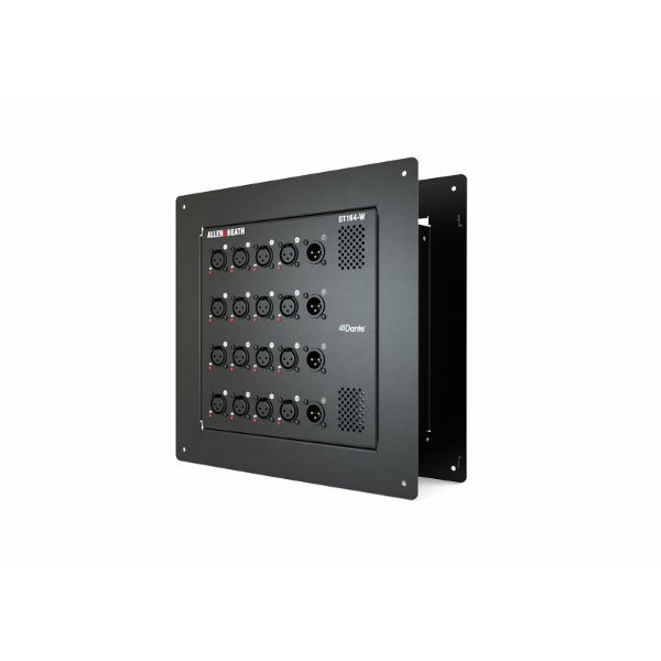 Wall-mount/Floor Dante I/O Expander 16 Mic/Line 4 XLR Out, DT164W