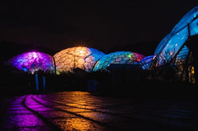 275 LEDJ Fixtures illuminate Christmas at Eden