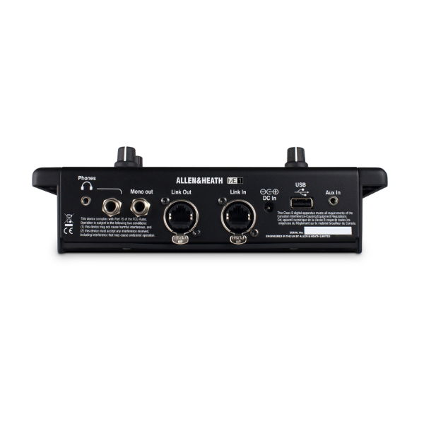 40 Channel Personal Mixer with PSU, HP hook & Mic Bracket, ME-1