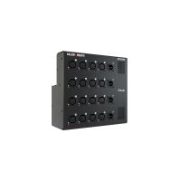 Wall-mount/Floor Dante I/O Expander 16 Mic/Line 4 XLR Out, DT164W