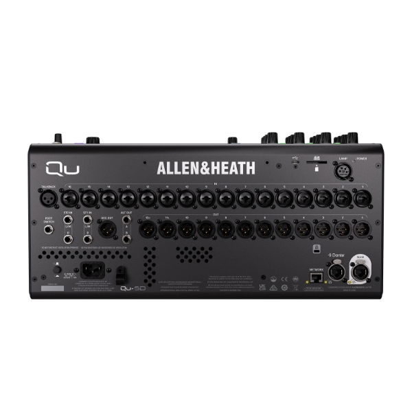 Digital Mixing Console With 16 Faders and 16x16 Dante, Qu-5D