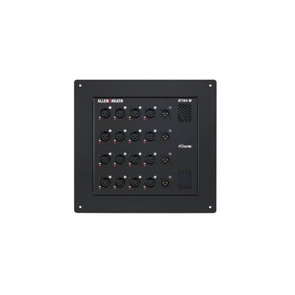 Wall-mount/Floor Dante I/O Expander 16 Mic/Line 4 XLR Out, DT164W