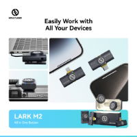 Wireless Lavalier Microphone Combo LARK M2 Combo (Shine Charcoal)