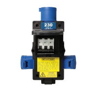 ST ANTON Distribution Box 32A 240V In, 2x 16A, 1x 13A Out