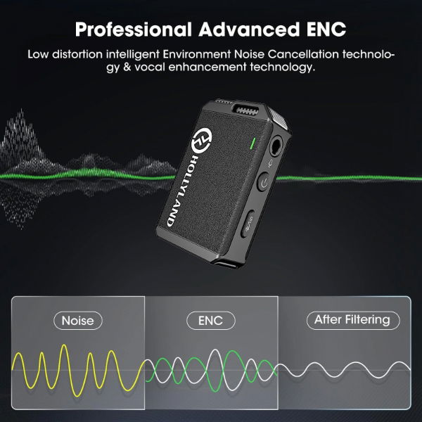 Wireless Lavalier Microphone Combo LARK Max Duo (Black)